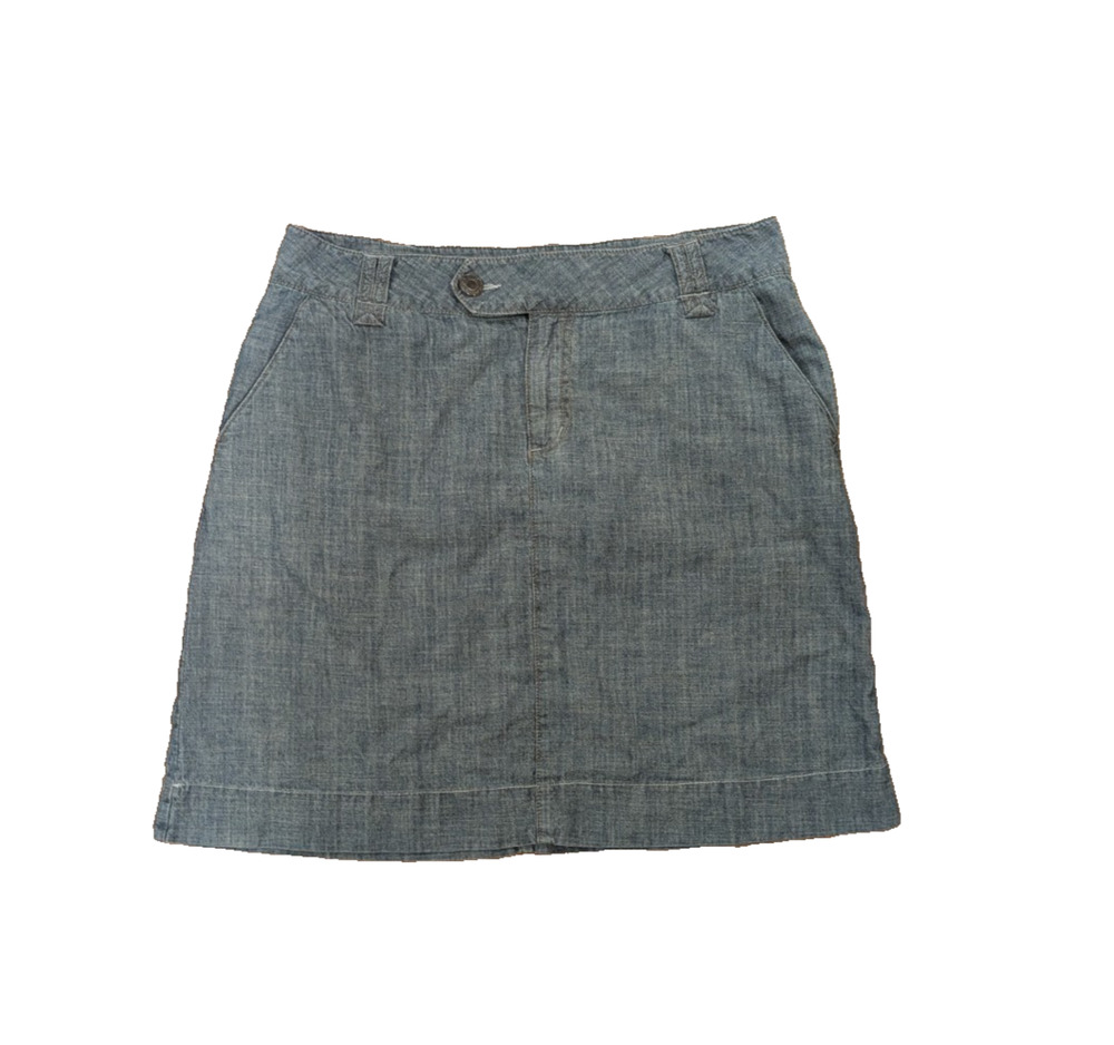 Vintage WWS Authentic 1967 2000s 90s Grunge Fairy Blue A Line Mini Skirt